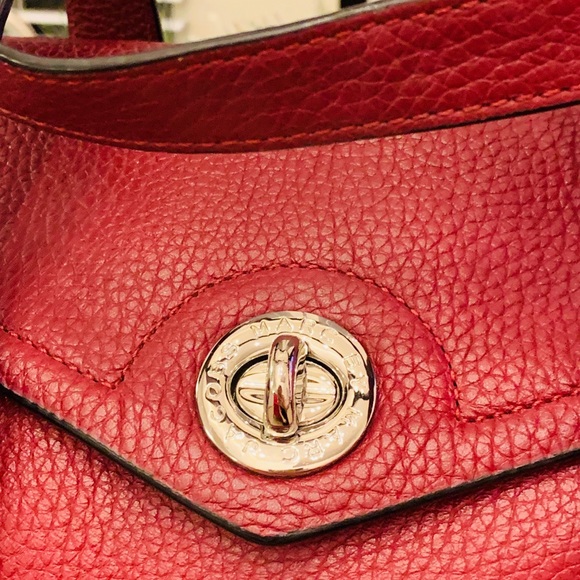 Marc by Marc Jacobs genuine red leather fashion tote, great condition - Picture 4 of 7